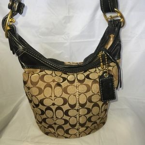 Coach Signature Bucket Bag